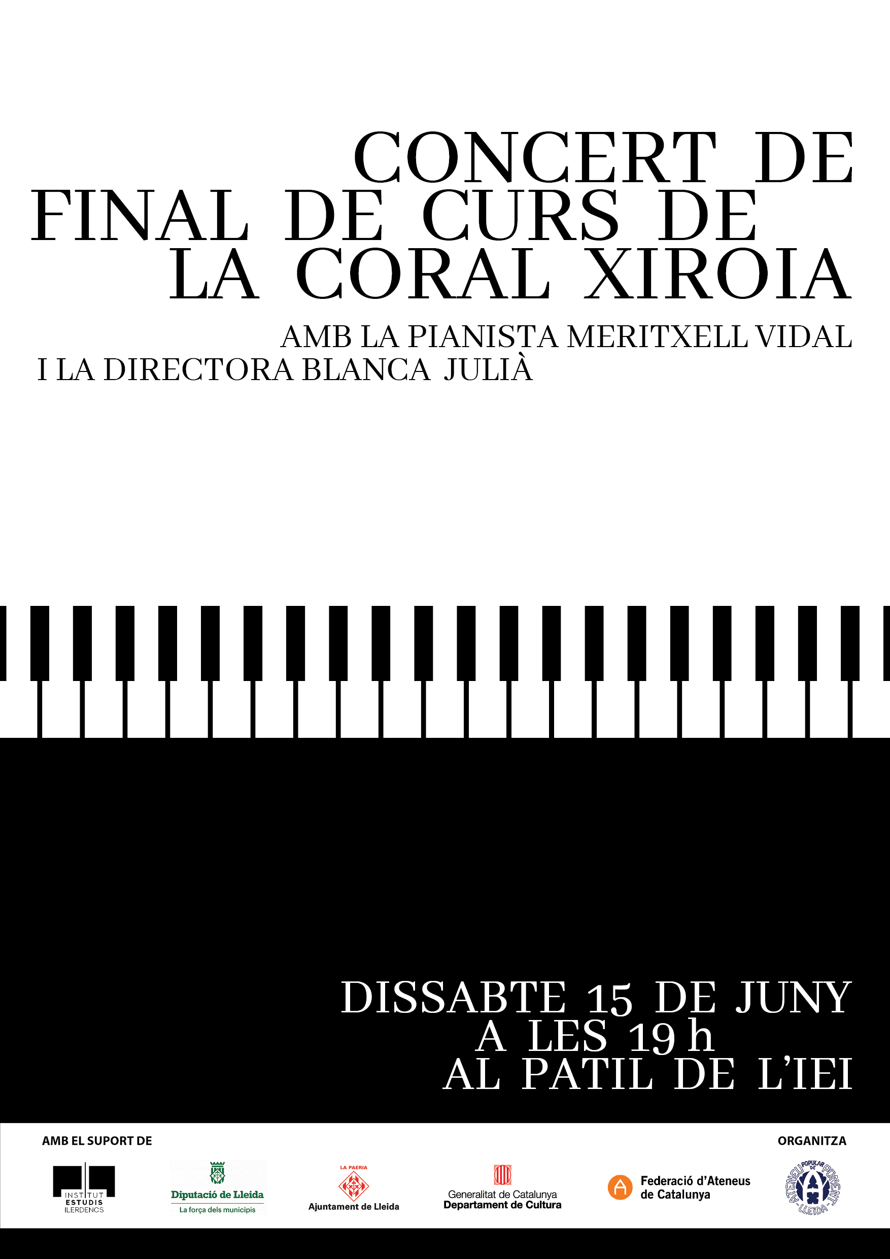 Cartell_Concert final de curs Coral Xiroia