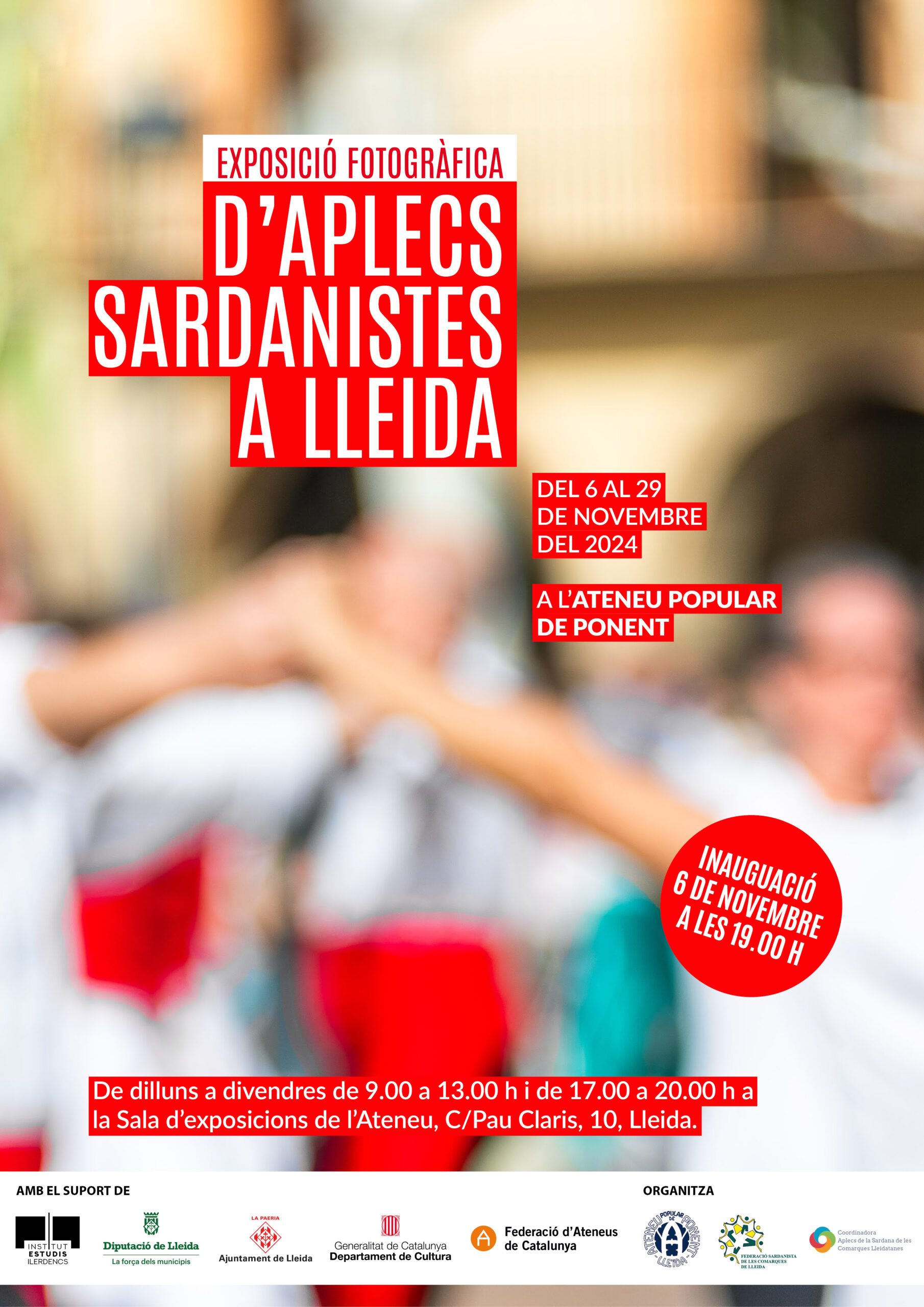 Cartell_Exposició fotogràfica d’aplecs sardanistes a Lleida